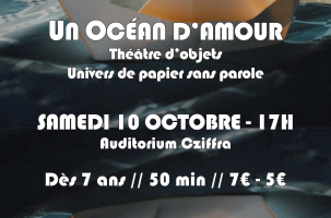 Théâtre d'objets : "Un océan d'amour"_La Chaise-Dieu-affiche