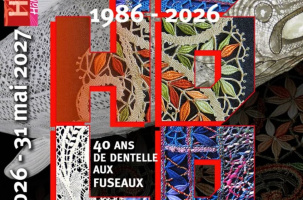 40 ans de dentelle aux fuseaux Un patrimoine altiligérien séculaire, un savoir-faire vivant._Brioude