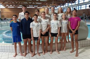 Équipe de Benjamins de l'Agglo Le Puy Natation.