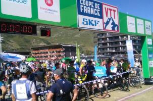 Cinquième manche de la coupe de France aux Ménuires