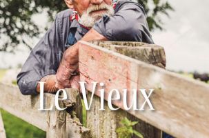 Couverture "Le Vieux", d'Odile Bogard.