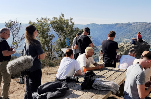 Tournage de la mini série De Camino à la chapelle de Rochegude