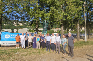 Inauguration des berges de la Semène
