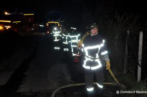 Le feu s’est propagé à environ 10m2 de plancher de la pièce