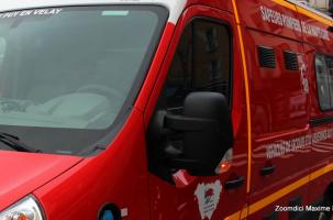 Le cycliste a été transporté à l’hôpital de Firminy par les pompiers.