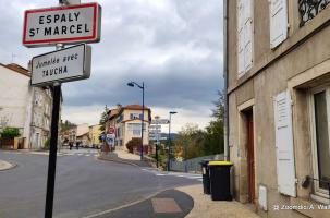 L'entrée d'Espaly Saint-Marcel en venant du Puy.