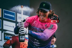 Amaury Pierron reste en pole position de la coupe du monde de VTT de descente.