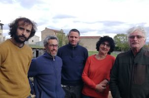 Les représentants de la Confédération paysanne Haute-Loire