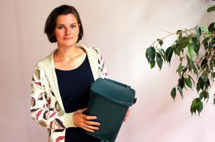 La Ponote Elsa Boissier est Maître composteur à son compte. 
