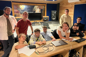 Lors de la pré-production de l'album à la Chomette le 23 septembre 2023.