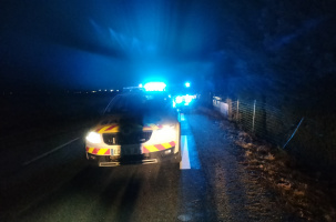 voiture du samu, accident de nuit