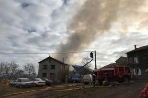 Un incendie s'est déclaré dans le lieu-dit Coucouron