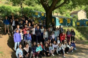 Les élèves de l’association sportive du collège Jules Vallès au Puy