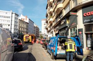 Suspicion de fuite de gaz rue Portail d'Avignon au Puy.
