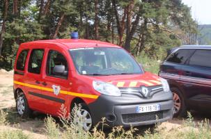 Pompiers et gendarmes, les forces vives des routes de la Haute-Loire. 