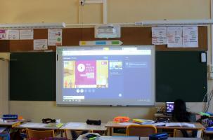 La classe de CM2 de Yamina Bouton à l'école Michelet du Puy-en-Velay.