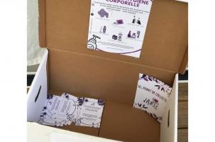 Tous les produits d'hygiène sont autorisés dans les boites. 