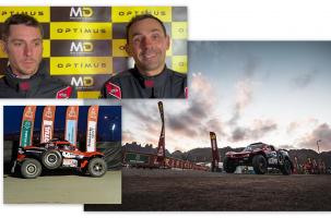 Pierre Lachaume et Stéphane Duplé sur le Dakar 2022.