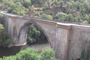 L'Allier vers le pont de Vieille-Brioude.