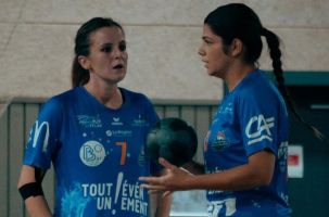 Sabina Karupovic et Laïla Bayard du SGBHB