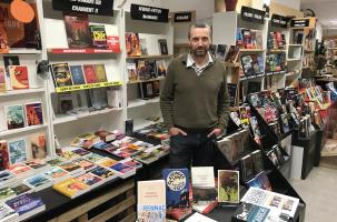 Thibaut Ferrand, gérant de la librairie L’arbre à livres au Puy