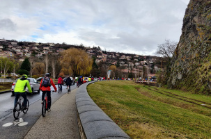 La Vélurotion de la Puycyclette a réuni plus de 50 cyclistes samedi 4 décembre.