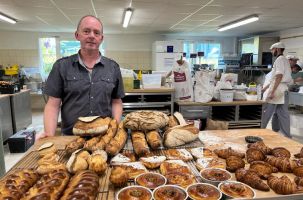 Franck Théret est boulanger à Olby.