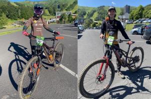 Louise et Antoine du Vélo Club du Velay