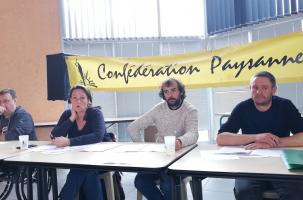Assemblé générale de la Confédération Paysanne de Haute-Loire, le 23 février 2023