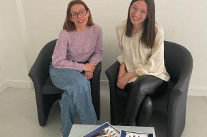 Celine Peyragrosse Lathoud (à gauche) et Marine Giraud (à droite)