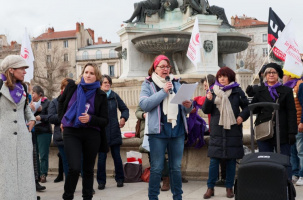 Claudine Gellet, co-présidente, 8 Mars 2022, journée international droits des femmes
