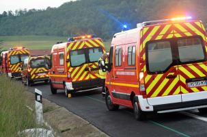 Les pompiers de Haute-Loire, anges gardiens des routes et des humains. 