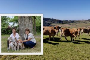 Virginie Léger-Portal (Parti animaliste) et sa suppléante Carole Largier.