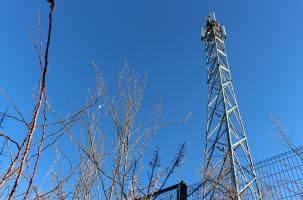 L'antenne 4G est construite à 250 mètres de l'exploitation.