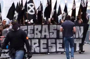 Le défilé du Comité du 9 mai (C9M) rallie tous les groupes ultranationalistes d'Europe à Paris.