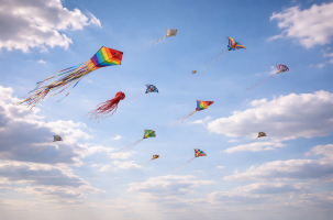 Fête des cerfs-volants de St Beauzire (43)