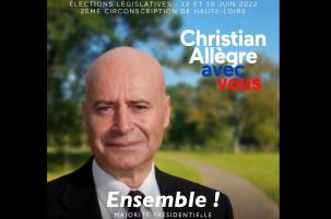 Christian Allègre, élections législatives 2022 en Haute-Loire.