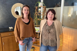 Coralie Serres et Laetitia Parrain, deux exemples de force et conviction. 
