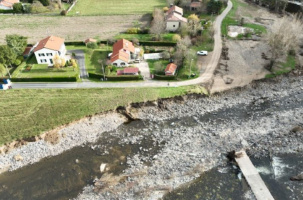 La falaise a subi une véritable amputation