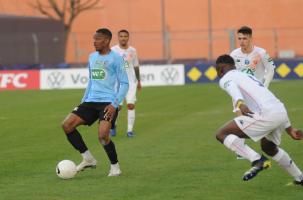 Le Puy foot en 1/16e de la Coupe de France contre Lorient le 6 mars 2021 à Massot.