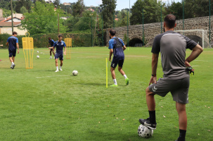 Les joueurs du Puy-en-Velay FC ont retrouvé le chemin de la pelouse