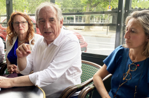 François Bayrou au Puy, le jeudi 27 juin 2024, dans le contexte des législatives.
