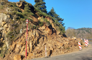 2voulement entre Costaros et Goudet sur la RD49