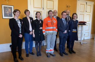 Remise des médailles de la sécurité intérieure par le préfet Yvan Cordier