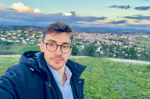 Arthur Liogier s'engage dans la course aux municipales, à Yssingeaux. 