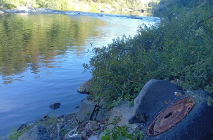 Les déchets enfouis arrivent à la Loire