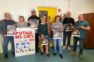 Guillaume Fourcade aux côtés des bénévoles Habitat et Humanisme