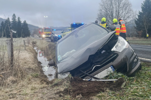 Le véhicule a quitté la chaussée avant d’être immobilisé