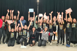 Des jeunes, du talent et des sourires pas improvisés. 