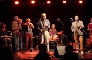 Les musiciens de Jazz en Velay lors d'une jam-sessions à Chadrac en 2022